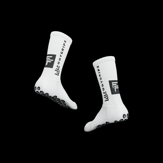 Footgripz- Gripsocks (white/black)